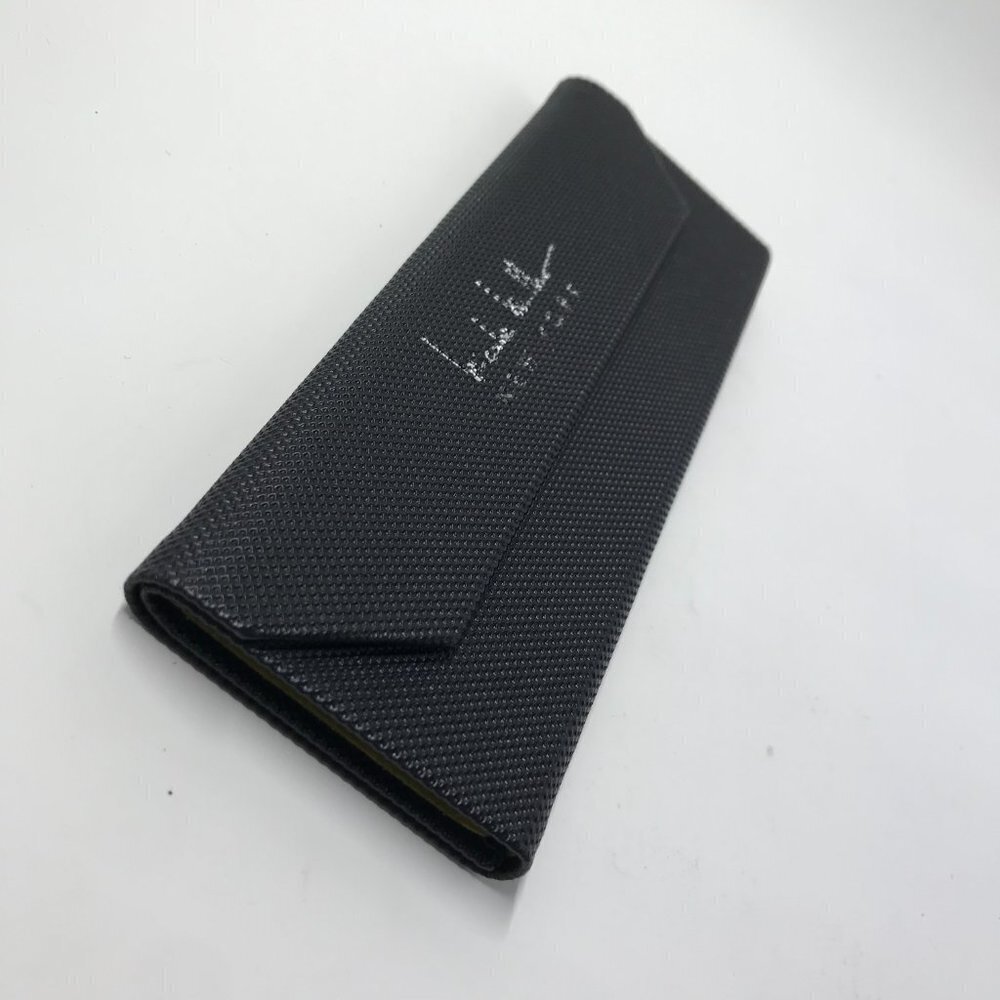 Nicole Miller New York eyeglass case triangle folds flat glass case sunglasses - Picture 8 of 12